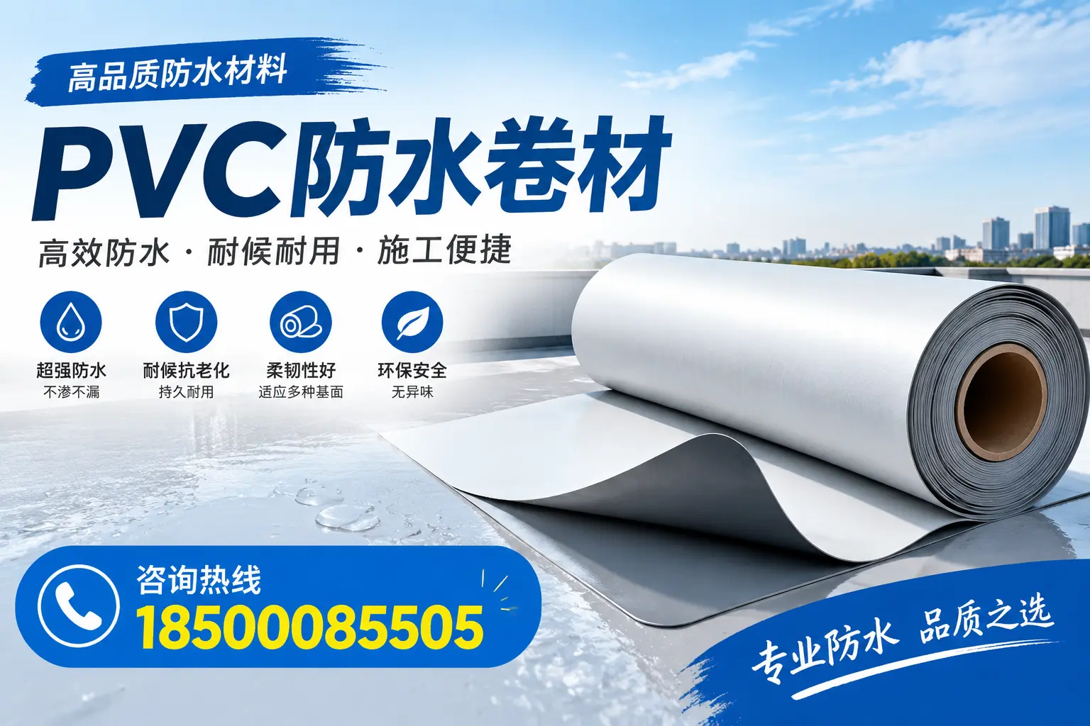 如何在衢州选择合适的pvc防水卷材
